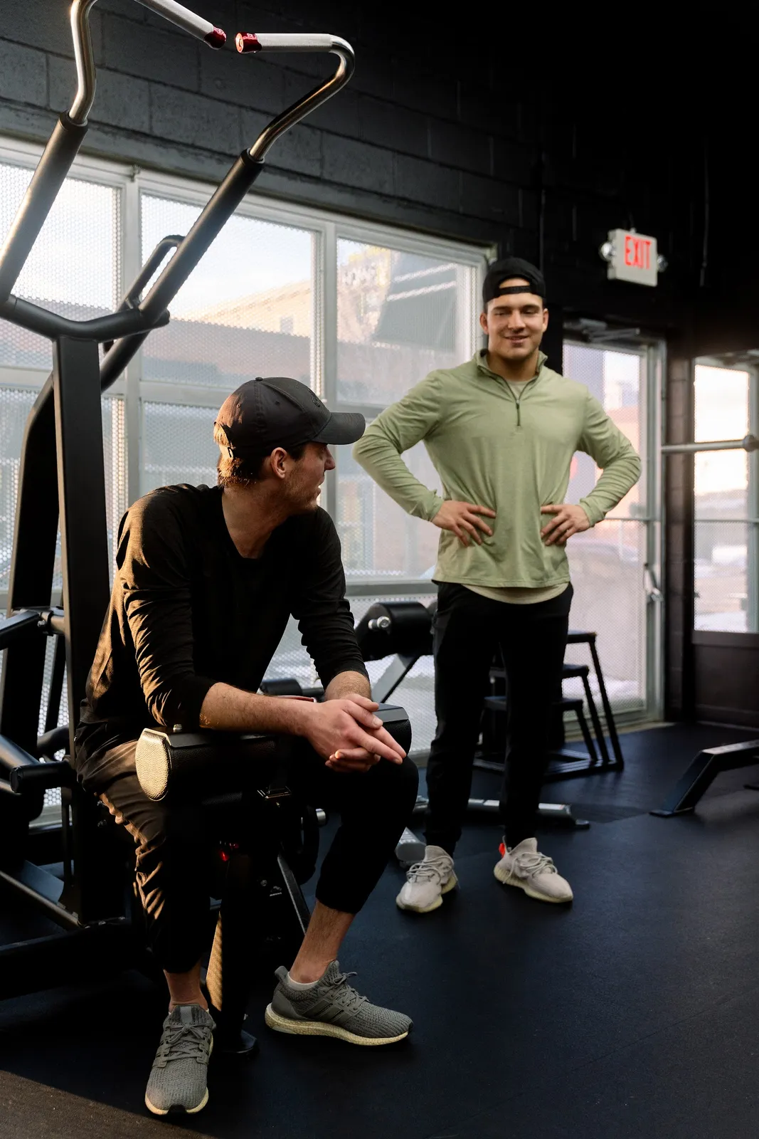 Max Metzgar coaching a one on one personal training client at Mad Max's Academy in Columbus, Ohio